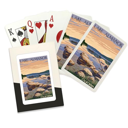 Cartas de Póker Lake Almanor, 52 naipes tamaño póker