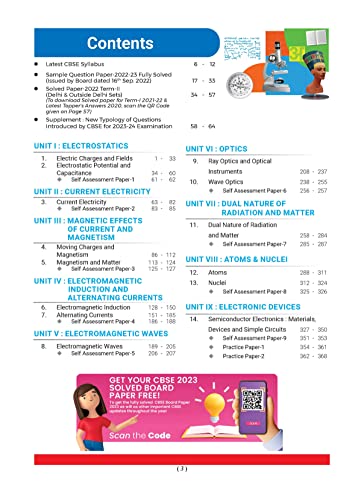Image of Oswaal CBSE Chapterwise Solved Papers 2023-2024 Physics Class 12th (For 2024 Board Exams)