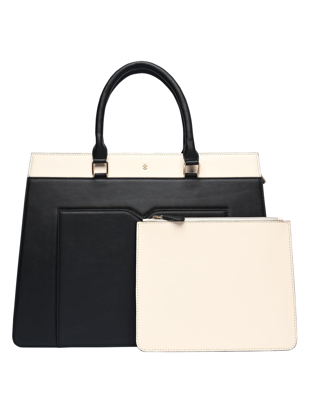 horra Women's Office Laptop Bag With Extra Pouch | Faux Leather Handbag, Office Bag, Ladies Shoulder Bag, Tote Bag, Womens Handbag Comaptible for 13" Laptop-picture-43