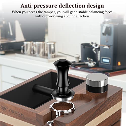51Mm Espresso Tamper, Premium Barista Espresso Coffee Tamper With Spring Loaded Flat Stainless Steel Base, Constant 30Lb, Compatible With Breville Bottomless Portafilter #TOP3