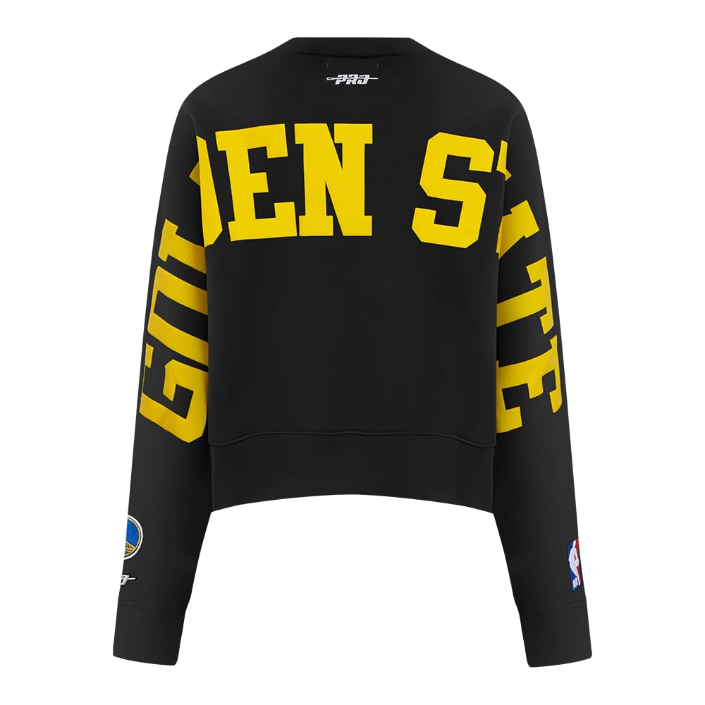 Pro Standard Womens NBA Golden State Warriors Wingspan Sweatshirt Black S