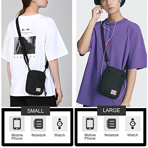 Image of SEAFEW Mini Crossbody Bag Shoulder Bag for Men, Small Messenger Satchel Bag for Women