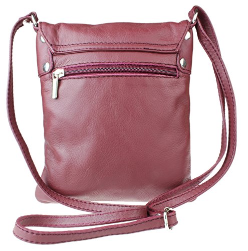 Girly HandBags Womens Italian Leather Shoulder Bag Small Cross Body Messenger Soft Leather Vera Pelle Phone Holder Holiday3