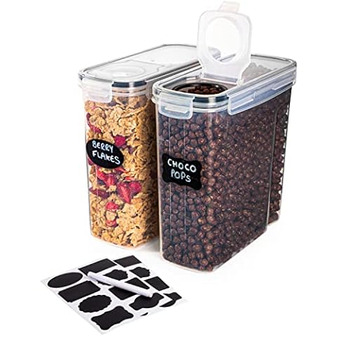 nuovva 4L Airtight Cereal Storage Set Cover