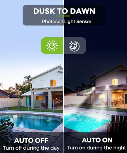 L Lohas Led A-GK-FL00201US-2-N Lohas Flood Lights Outdoor, 50W Dusk To Dawn Floodlight, Ip66 Waterproof Plug In Floodlights thumb #1