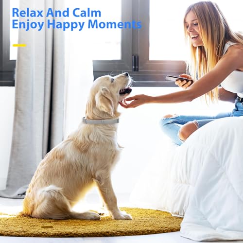 4 Pack Grey Calming Collar for Dogs – Anxiety Relief with 60-Day Effect, Adjustable Comfort for Stress, Separation, Noise & Vet Visits, Suitable for Puppies to Senior Dogs - Image 4