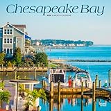Chesapeake Bay | 2026 12 x 24 Inch (Hanging) Monthly Square Wall Calendar | Plastic-Free | BrownTrout | USA United States of America Scenic Nature Ocean Sea Coast