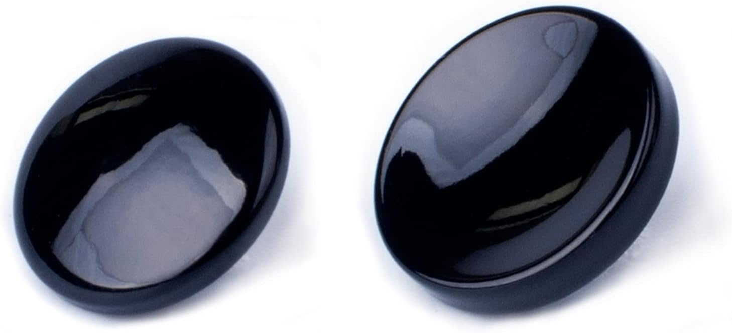 VKO Black Metal Soft Shutter Release Button,Delicate Camera Shutter Button 11mm Concave 10mm Convex Surface(2 Pack)