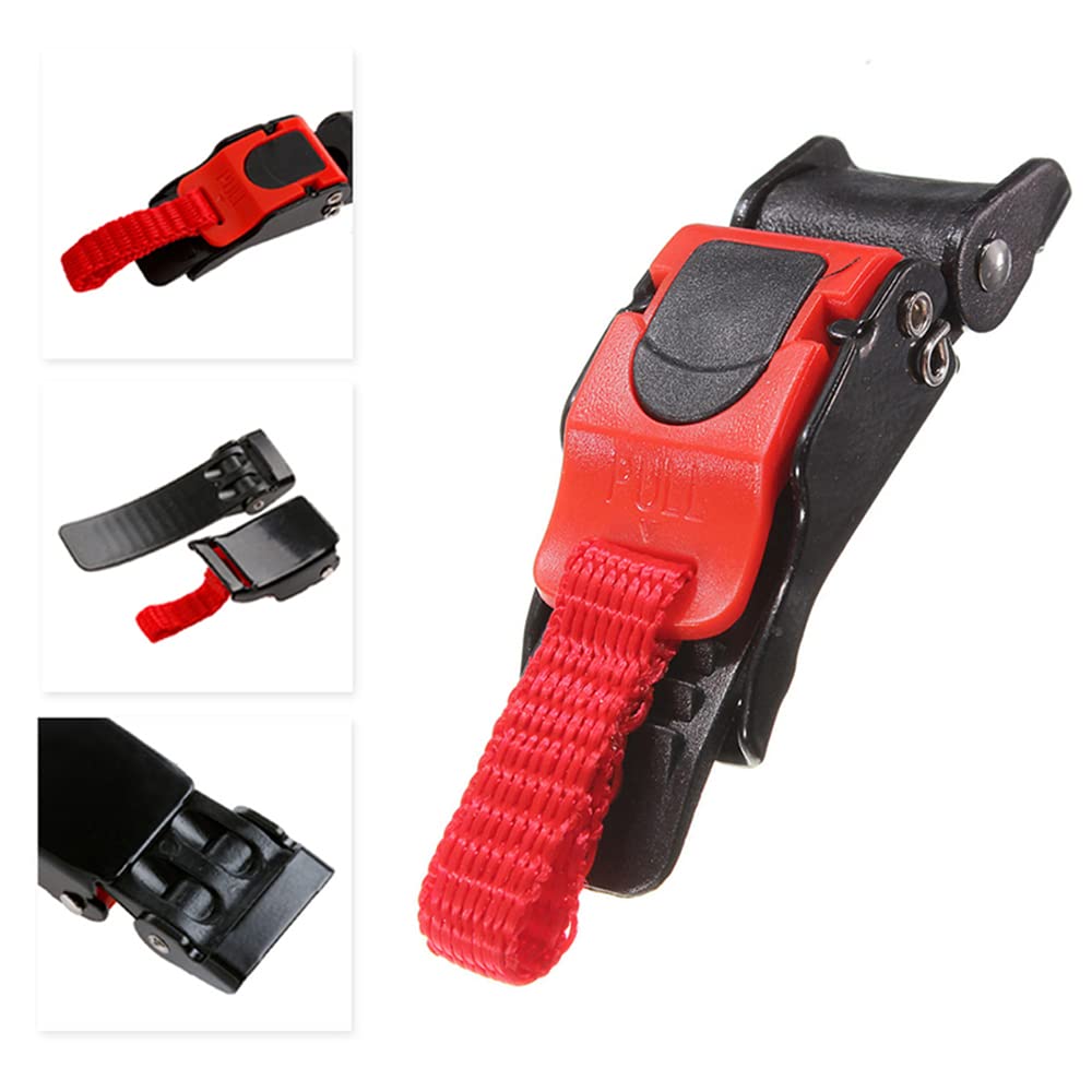 BeisDirect Boucle de sangle de casque à dégagement rapide, boucle de sangle de casque de moto à dégagement rapide, boucle de traction pour casque de moto (1 pièce