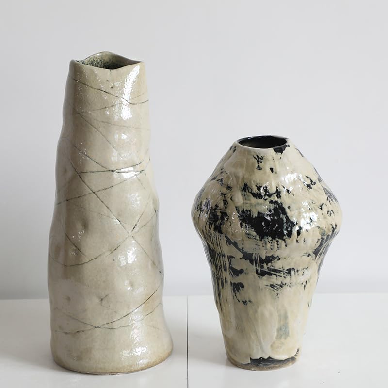 Vase en céramique rétro pour composition florale et table de fête - 5