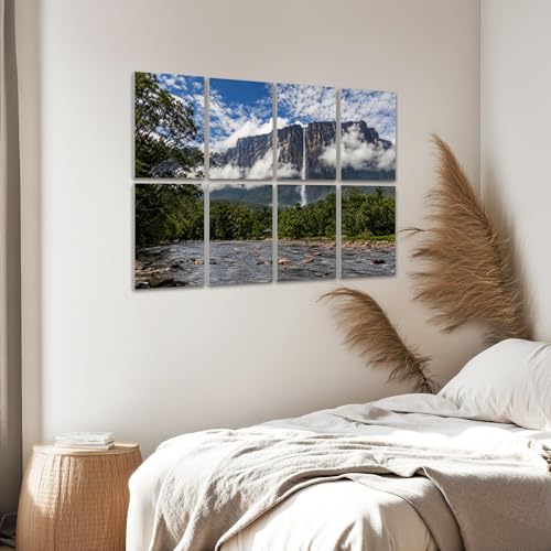 8 Pack Paneles Acústicos Artísticos Absorbentes de Sonido Paneles Decorativos para Pared Autoadhesivos para Estudios de Grabación en Casa 48"x72" miniatura 6