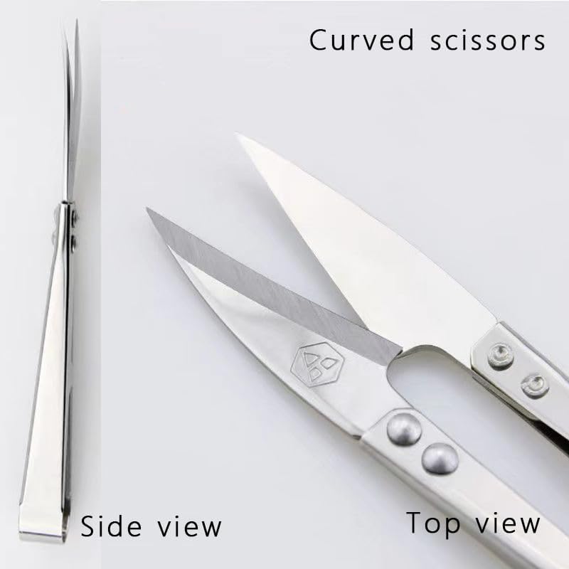 Miniatura 2 de Wagashi - Tijeras cortadoras de flores de crisantemo, herramienta tradicional japonesa de dulces para bricolaje, tallado de crisantemo (hacia arriba