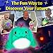 Kamhi World Predicto Pets - Lightweight Talking Fortune Telling Ball, Ask Questions & Get Answers, Color Changing Interactive Toy, Great Novelty & Gag Gift for Teens & Kids (Dino)
