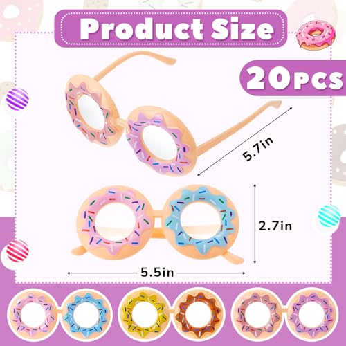 Donut Sunglasses for Kids Funny Donut Novelty Glasses for Party Decor Photo Booth Props Christmas party Gifts2