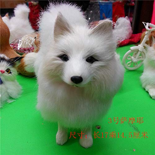 Cadeau d'anniversaire famille statue de chien KELIEQA figurines ornements de simulation D