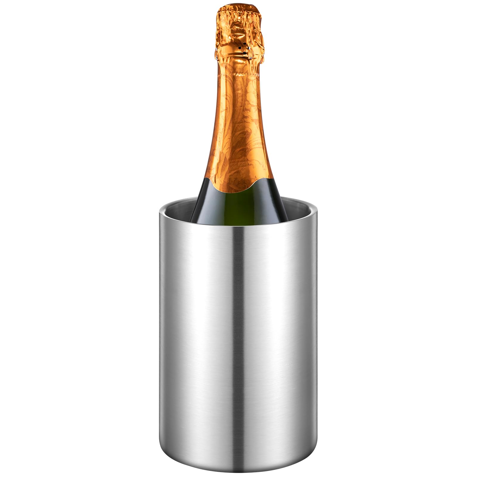 Wine Chiller Bucket Stainless Steel Wine Chiller Bottles for 750 ml Insulated Double Layer Bucket Cooler for Parties Bar(9 Pcs) — Amazon image 8