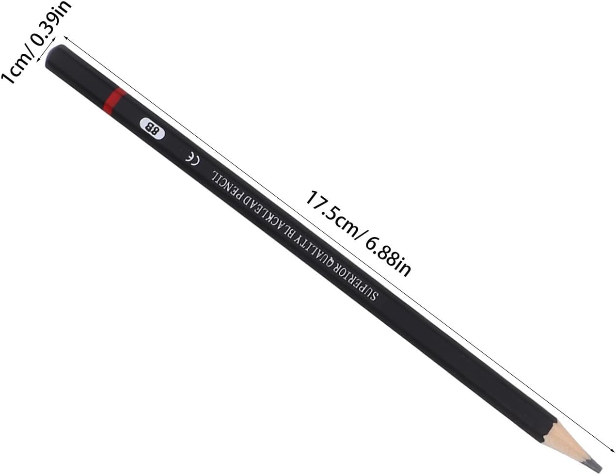 WOONEKY 12pcs Drawing Pencil Set for Sketching and Shading, Smooth Drawing Experience with Wood and Iron Material, Compact and Lightweight Case for Outdoor Sketching Adventures, Suitable