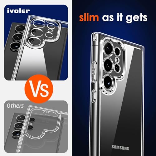 Image of DIZORO for Samsung Galaxy S25 Ultra 5g Case Clear,[30X Anti-Yellowing] Galaxy S25 Ultra Phone Case with Hard Back & Soft Edge,[15FT Mil-Grade Protection] Shockproof Case for Galaxy S25 Ultra