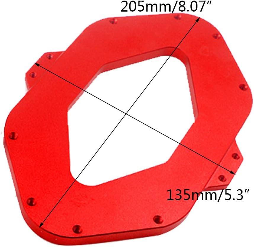 Woodworking Fillet Gauge Radius Quick-Jig Router Table Round Corner Template R5-R35 T10-T30 Aluminium Alloy