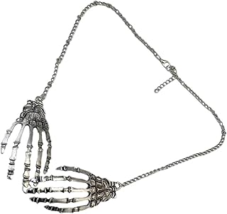 KESYOO 2pcs womens necklaces skeleton hand necklace Alloy Necklace jewelry bone Accessories Miss