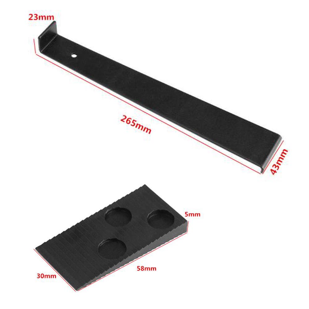 Kit per pavimenti in laminato SUNSHINETEK 23 pezzi Kit di utensili per l'installazione di pavimenti in legno con blocco di maschiatura, barra di trazione, martello