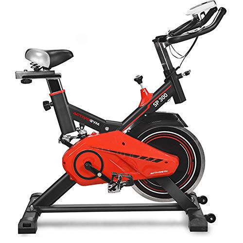 Activogym SP300, Bicicleta Indoor Spinning, Volante de Inercia 13 Kg, Profesional. Marca Española de Calidad