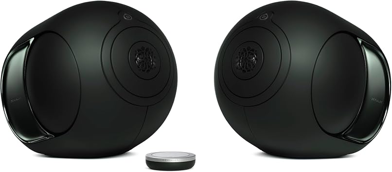 Devialet Phantom Ultimate 108 dB Bundle 2 Speakers Deep Forest + 1 Remote Zero Distortion, High-Resolution Bluetooth Audio, Deep Bass, Loud Stereo, Precision Control