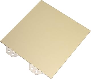 Acogedor PEI Sheet 120x120mm, Flexible Steel Platform with PEI Surface and Magnetic Bottom Sheet for Voron V0 3D Printer Magnetic Flexible Heated Bed (Steel Plate PEI Single Side)