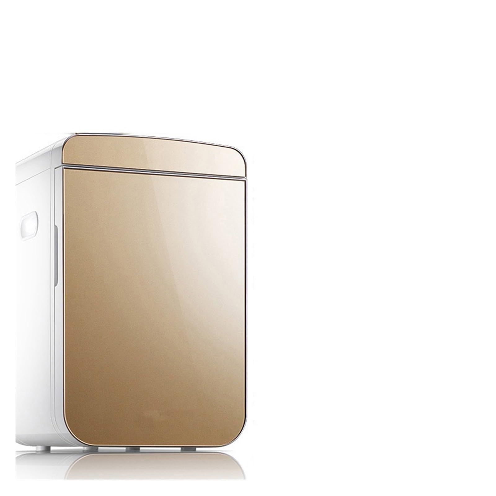 Refrigerador portátil for Coche de 25 litros, Color Dorado, for el hogar, de Doble propósito, 220 V y 85 W.(Double Core Gold)