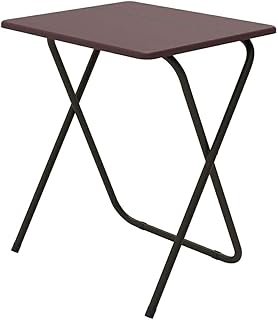 Nakabayashi NFD-6050DM Folding Desk, Width 23.6 inches 60 cm, Dark Wood Grain