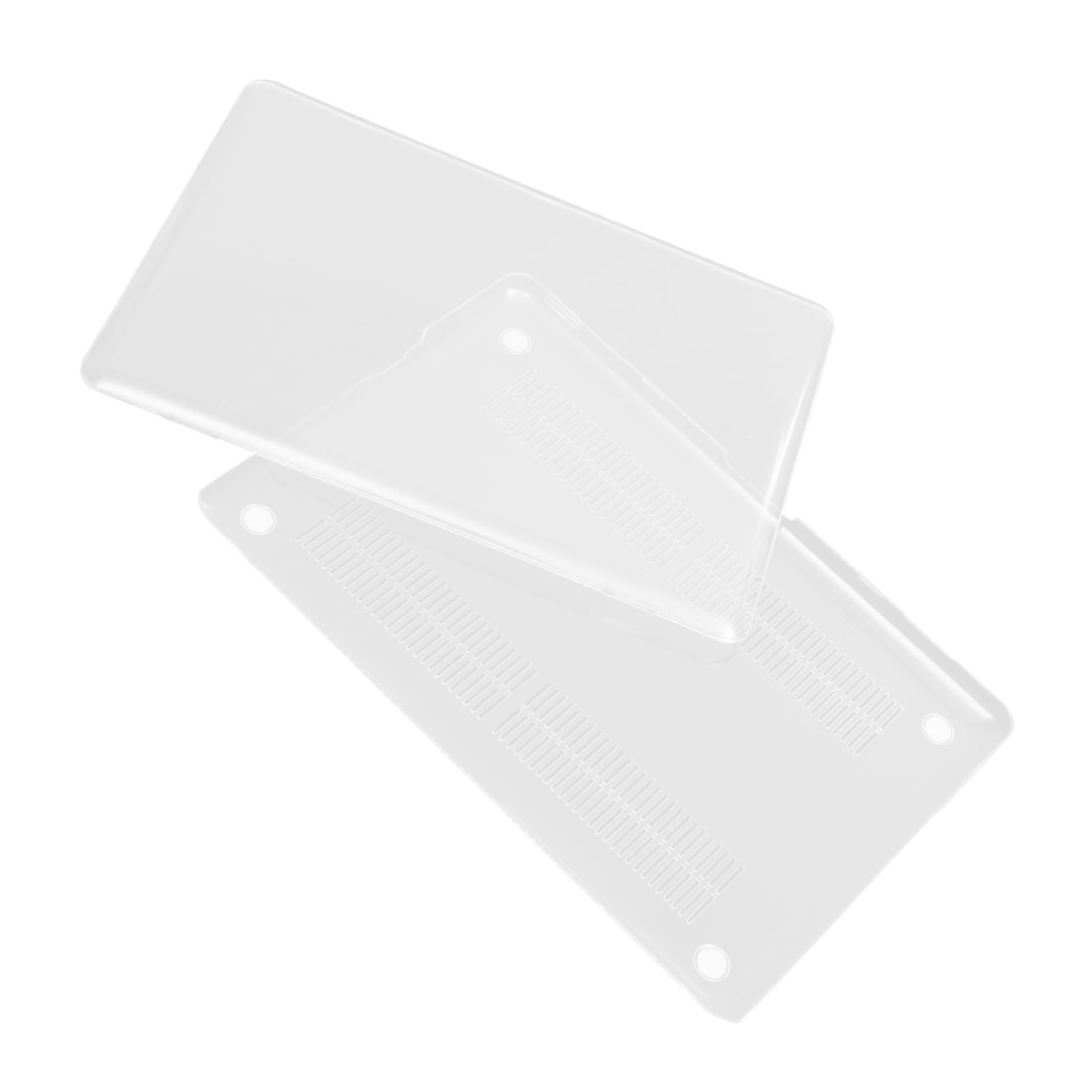 Carcasa Macbook Pro SHINEOFI de plástico transparente y funda protectora delgada 8