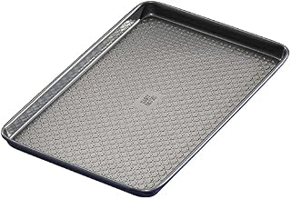 Hairy Bikers Oven Baking Tray Roasting Tin Non Stick Freezer and Dishwasher Safe Carbon Steel L34.3 x W24.3 x H2.4cm Blue