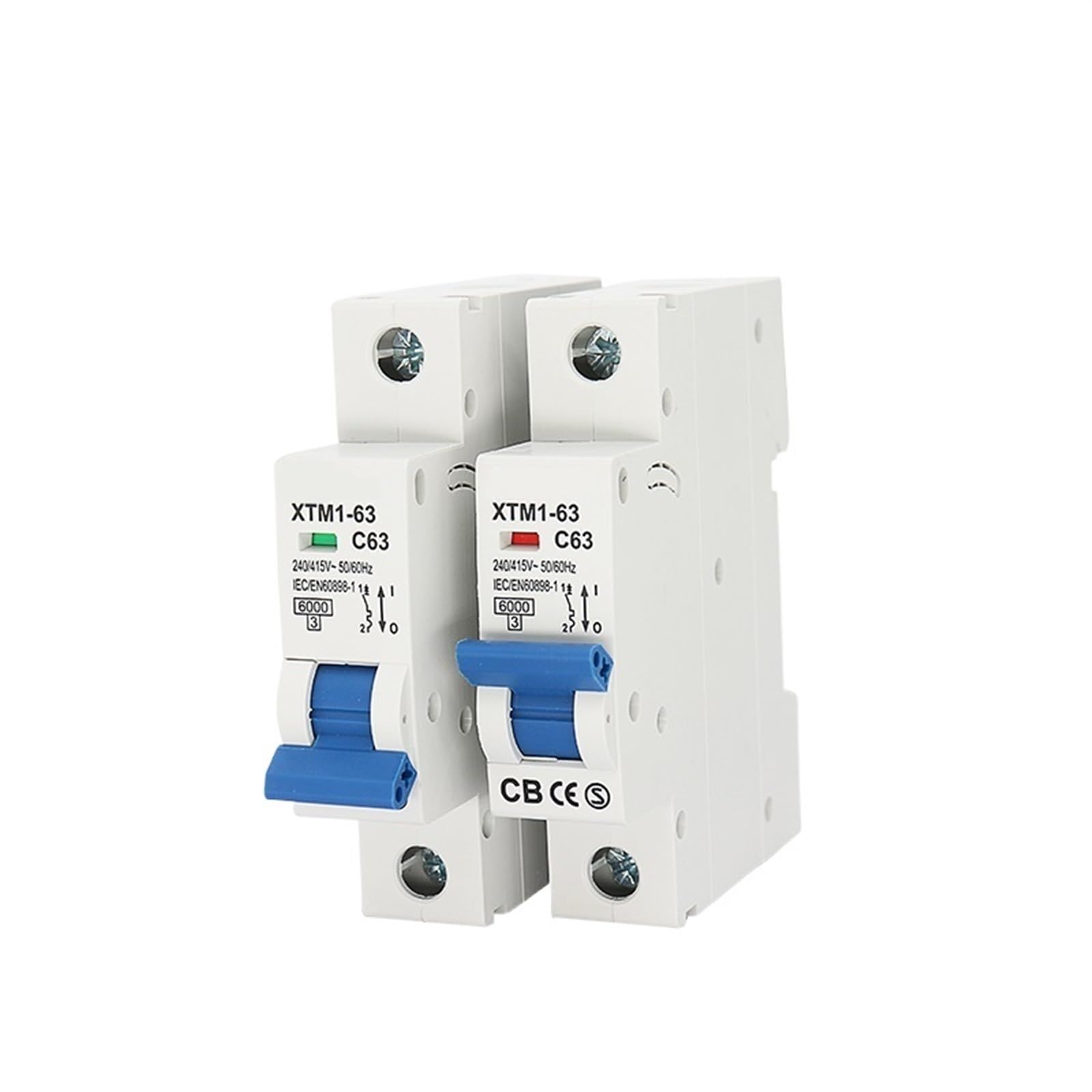 NVSFZGIYG 1P DZ47-63 6KA Electric Brake Overload Circuit Breaker Miniature Household Air Switch 1Pcs(25v)