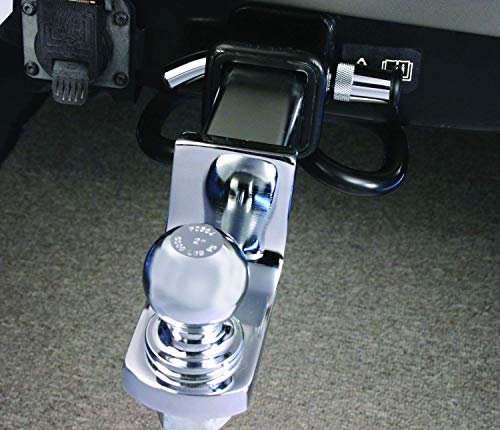 Trimax Deluxe 5/8" Dia. Key Bent Pin Receiver Lock, 3-1/2" Span Tr200, Clam Packaging, Chrome #TOP2