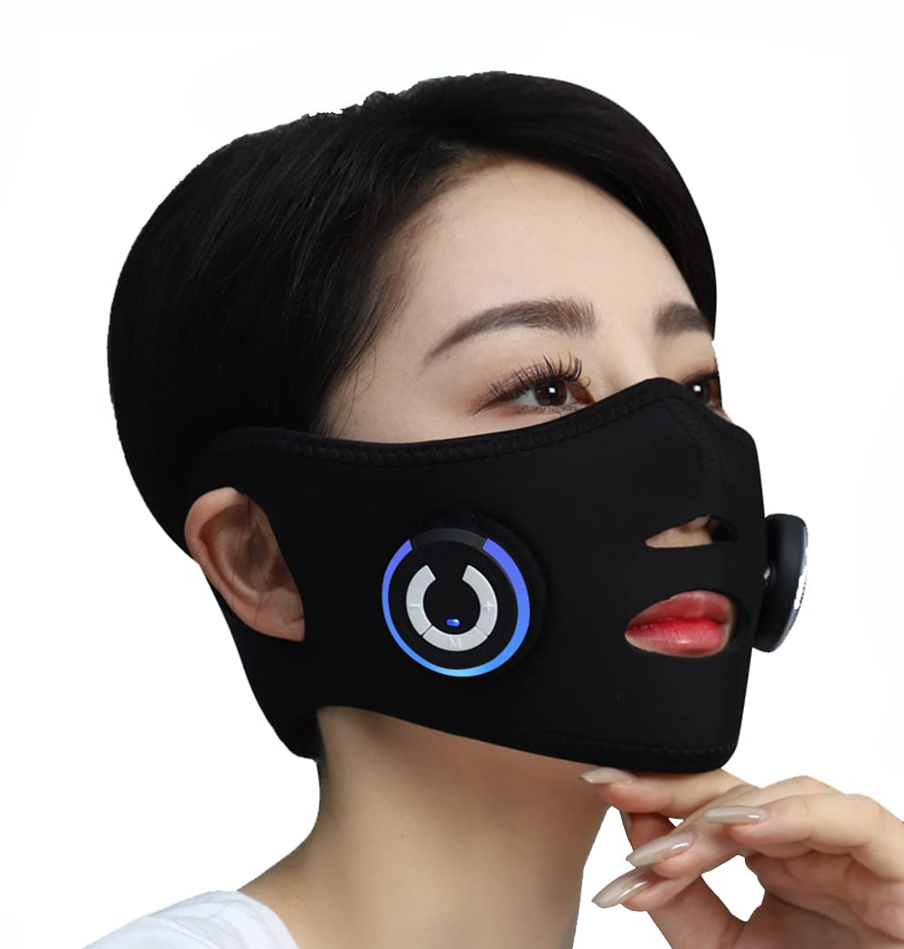 Amazon | 美顔器 EMS フェイスベルト サウナマスク V顔 自宅エステ USB 