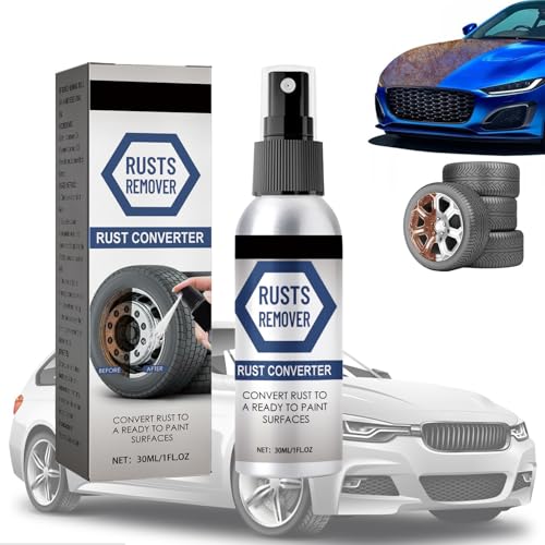KARELLS Convertidor de Oxido,30 ml Spray de Eliminación de óxido,Eliminador de Oxido,Convertidor Oxido,Car Rust Remover Spray,Quita Oxido Metal,Eliminador óxido Metal,Rust Remover Spray