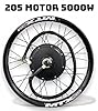 Kit de Conversion pour Vélo Électrique, Moteur de Roue Arrière 72 V 5000 W, 20-29 Pouces/700 °C, pour Moyeu de Vélo Électrique, avec Contrôleur de Moteur Intelligent Amélioré 20in,72V/5000W #1