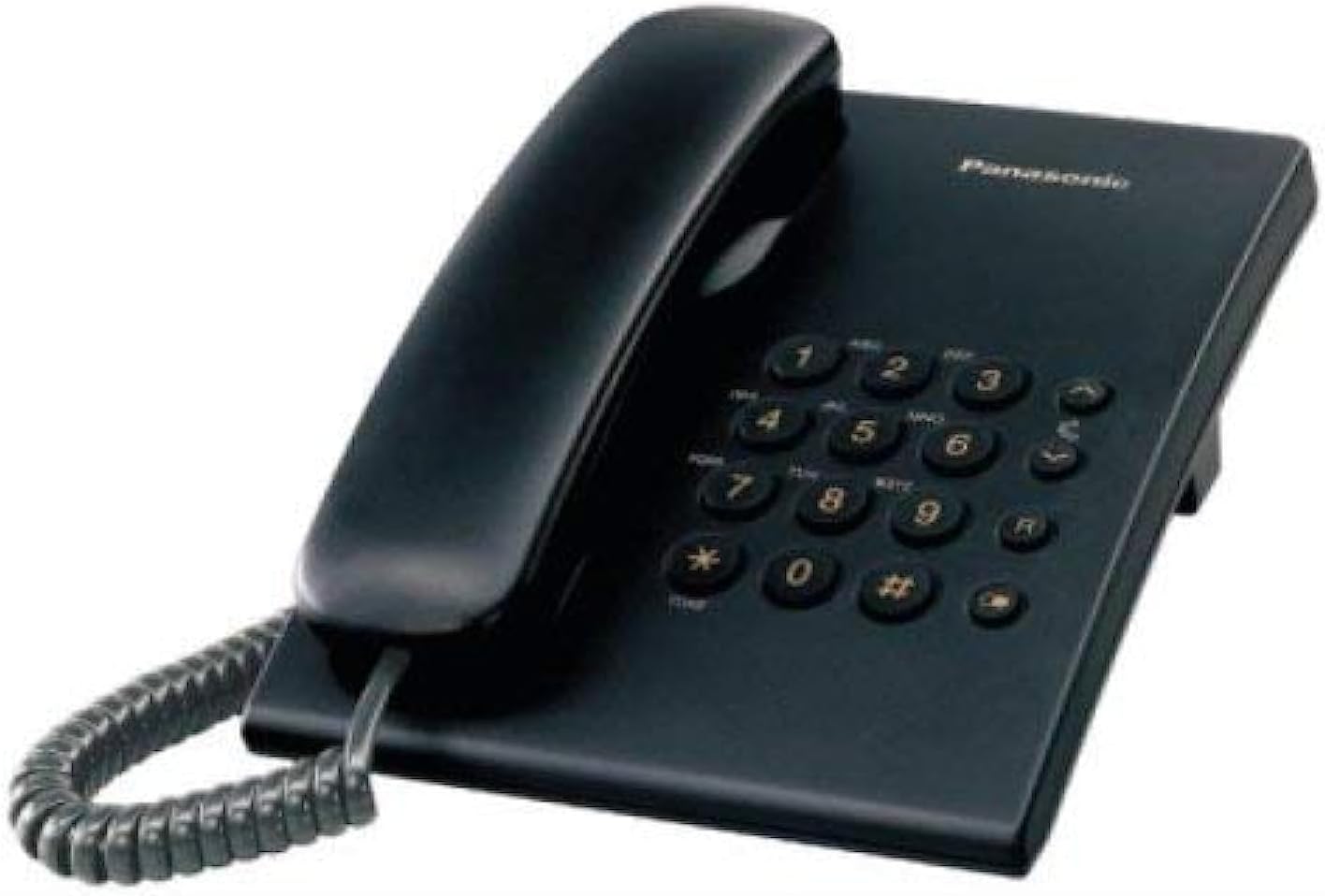 Panasonic Single Line KX-TS500MXBD Corded Phone (Black)