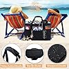 BTNEEU Grande Sac de Plage XXL Famille 45L Pliable 50x35x20cm Multi-Poche Nylon avec Fermeture Éclair et Poche Intérieure - Rangement pour Jouets, Courses, Voyage Weekend (Noir) #5