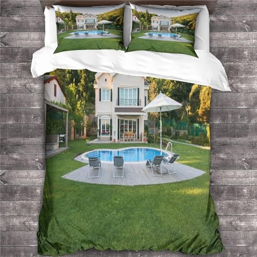 Parure de lit villa 3D microfibre de qualité supérieure 200x200