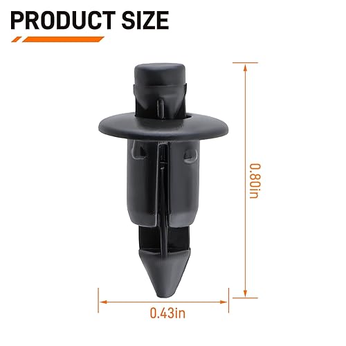 Miniatura 2 de 30 unids M6 Fender Clip Retenedor Parachoques Nylon Push Rivet Pins Compatible con Honda Kawasaki Suzuki GSX-R para Yamaha YT0928 YZF R1 R6