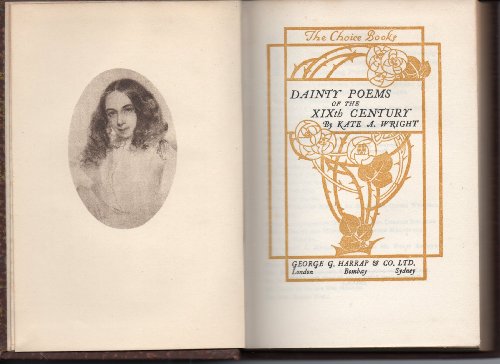 Dainty Poems of the Nineteenth Century B000J643PS Book Cover