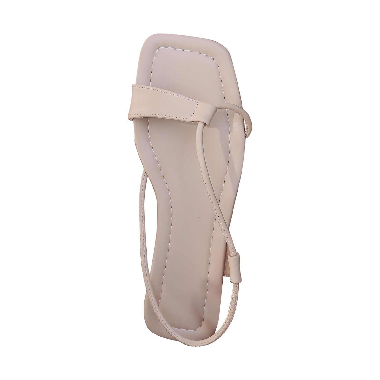 Genérico Sandalias Cuña Mujer De Hombre Deportes Verano Playa Zapatillas Deslizantes Al Remota Altas Alpargatas Planas Plateadas Pala Piel Comodas Zapatos Ortopédicos Sandalia con Soporte Arco
