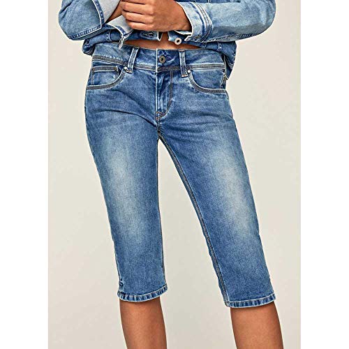 Pepe Jeans Jeans Straight, Blu (Denim 000), 24W