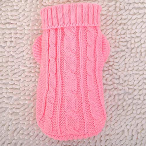 Kielsjajd Chihuahua Pullover Kaufen Katze Hund Haustier Pullover Welpen Mantel Winter für kleine Hunde Jacke Kleidung Haustierkleidung Hundepullover Rentier (Pink, XS)