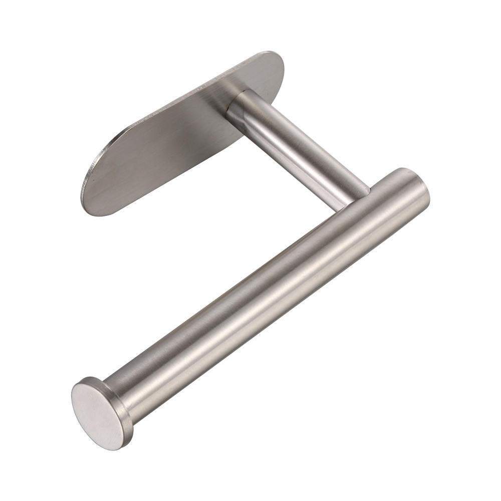 MRKU Portarrollos de Papel higiénico de Acero Inoxidable, Soporte para Papel higiénico, Soporte para Pared, Gancho Adhesivo sin Costuras, Accesorios de baño, portarrollos de Papel higiénico