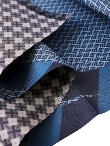 Bufanda de seda de Paisley de 2 capas confeccionada con tejido premium 3