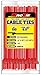 Pro Tie RD6QO100 5.5-Inch Quik Off Tear Away Cable Tie, Red Polypropylene, 100-Pack