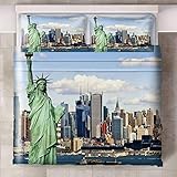 HYBWSO Funda Nórdica 3D Estatua de la Diosa del Lago Azul V