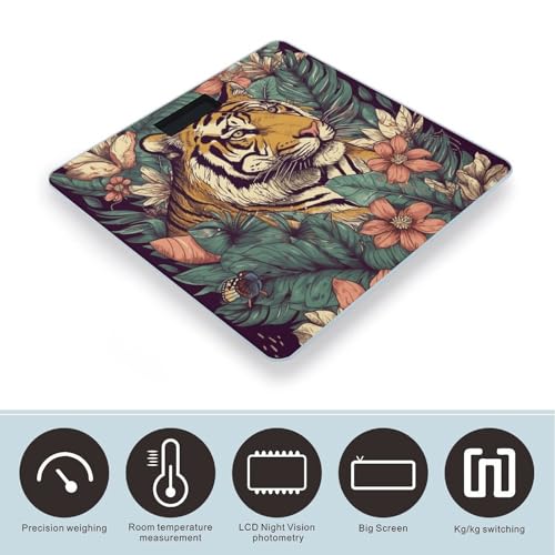 Báscula Digital Corporal Tropical Tiger de Alta Precisión miniatura 3